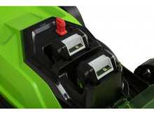 Load image into Gallery viewer, Greenworks 48V (2 x 24V) 41cm Lawnmower with Two 24V 2Ah Batteries & 2Ah Twin Charger