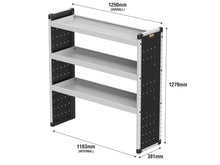 Load image into Gallery viewer, Van Guard Trade Van Racking Single Unit - 3 Straight Shelves - H1279mm x W1250mm Universal