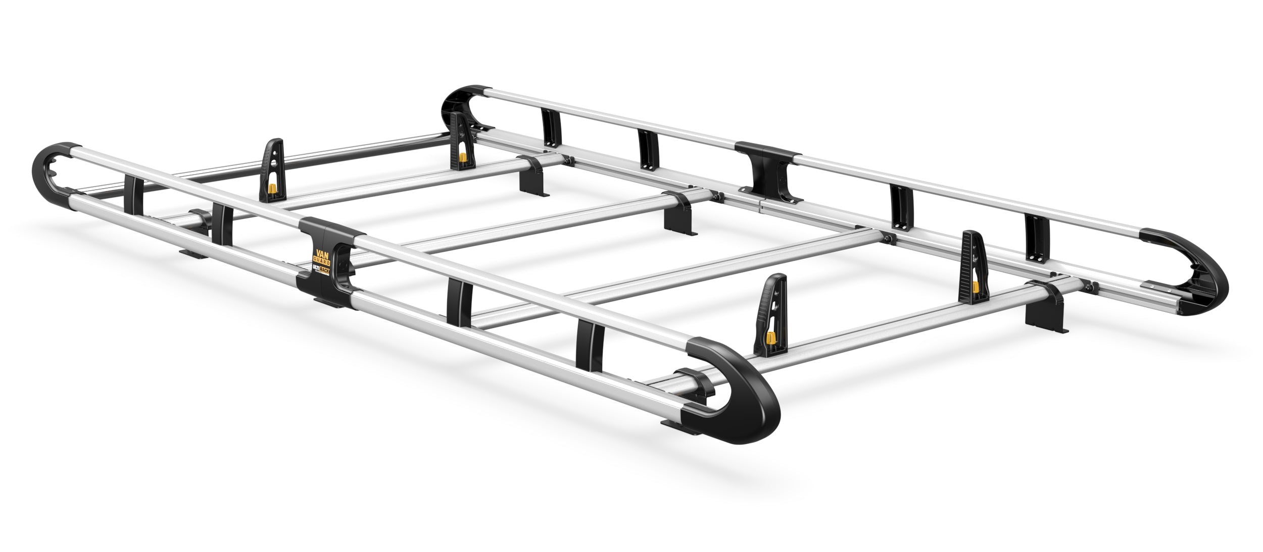 Van Guard Ulti Bar 3 Bar Roof Rack And Rear Ladder Roller Kit For Renault Trafic (01-14