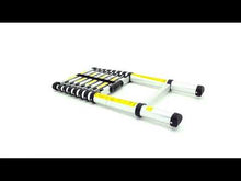 Load and play video in Gallery viewer, Silverline 2.6m 9-Tread Telescopic Ladder 452123
