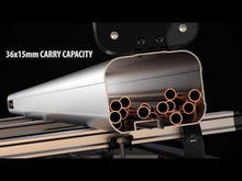 Load and play video in Gallery viewer, Van Guard VG400-2 2metre silver pipe carrier twin opening
