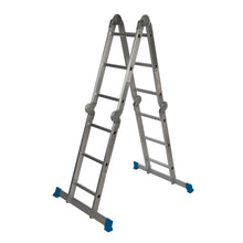 Load image into Gallery viewer, Silverline Multipurpose 3.6m Ladder with Platform 953474