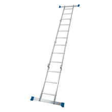 Load image into Gallery viewer, Silverline Multipurpose 3.6m Ladder with Platform 953474