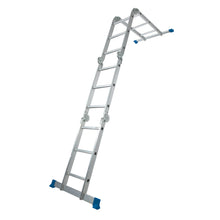 Load image into Gallery viewer, Silverline Multipurpose 3.6m Ladder with Platform 953474