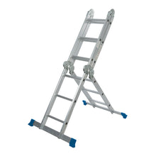 Load image into Gallery viewer, Silverline Multipurpose 3.6m Ladder with Platform 953474