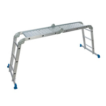 Load image into Gallery viewer, Silverline Multipurpose 3.6m Ladder with Platform 953474
