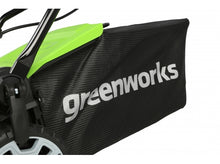 Load image into Gallery viewer, Greenworks 48V (2 x 24V) 36cm Cordless Lawnmower with Two 24V 2Ah Batteries &amp; 2Ah Twin Charger
