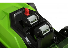 Load image into Gallery viewer, Greenworks 48V (2 x 24V) 41cm Lawnmower with Two 24V 2Ah Batteries &amp; 2Ah Twin Charger
