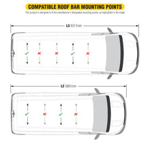 Load image into Gallery viewer, Van Guard ULTI Bar Trade (Steel) - 2 Roof Bars Renault Master 2025-
