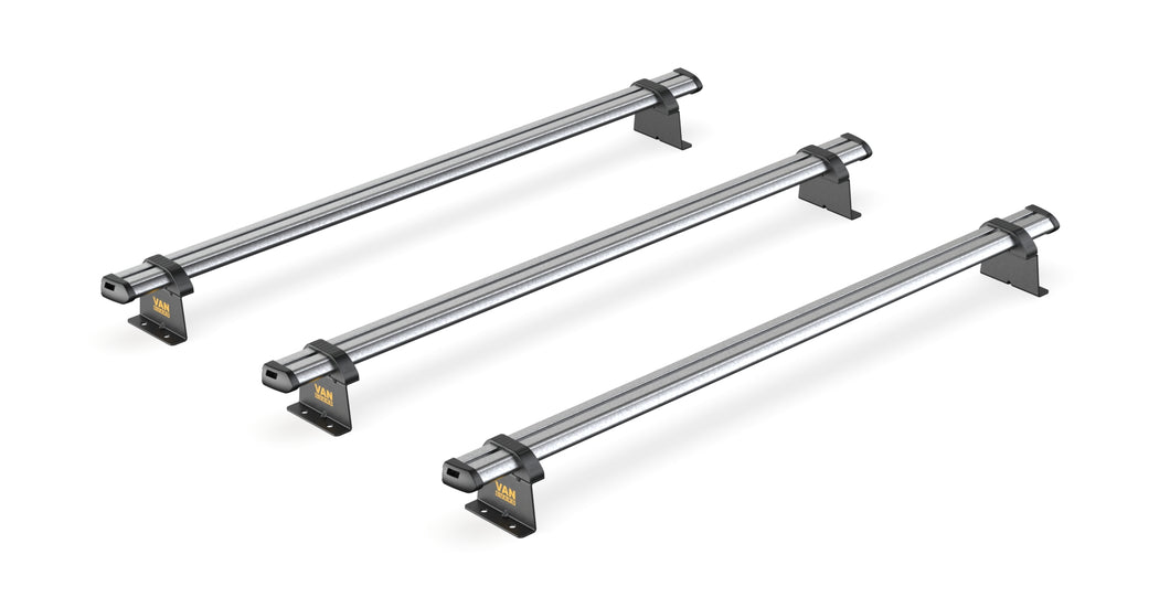 Van Guard ULTI Bar Trade (Steel) - 3 Roof Bars Peugeot Partner 2018-