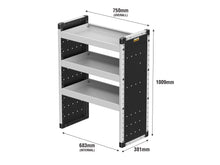 Load image into Gallery viewer, Van Guard Trade Van Racking Single Unit - 3 Straight Shelves - H1009mm x W750mm Universal
