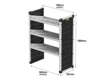 Load image into Gallery viewer, Van Guard Trade Van Racking Single Unit - 3 Angled Shelves - H1009mm x W750mm Universal
