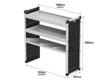 Load image into Gallery viewer, Van Guard Trade Van Racking Single Unit - 2 Straight Shelves, 1 Angled Shelf - H1009mm x W1000mm Universal
