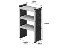 Load image into Gallery viewer, Van Guard Trade Van Racking Single Unit - 3 Straight Shelves - H1279mm x W750mm Universal
