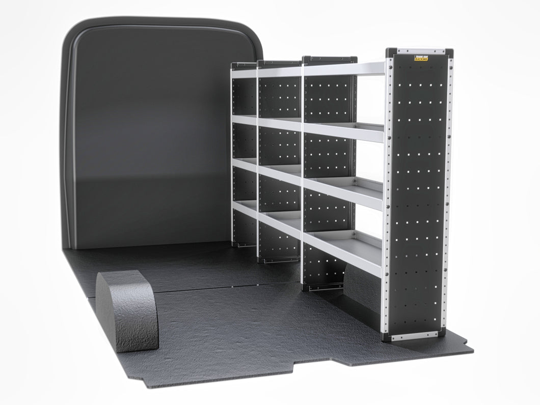 Van Guard Bronze Trade Van Racking Package - Offside Ford Transit 2014-