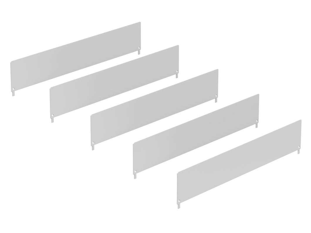 Van Guard Straight Shelf Dividers for Trade Van Racking - Pack of 5 Universal