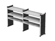 Load image into Gallery viewer, Van Guard Trade Van Racking Double Unit - 2 Straight, 1 Angled Per Bay - H1009mm x W1966.5mm (933mm &amp; 933mm) Universal
