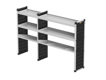 Load image into Gallery viewer, Van Guard Trade Van Racking Double Unit - 2 Straight, 1 Angled Per Bay - H1279mm x W1966.5mm (683mm &amp; 1183mm) Universal
