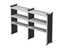 Load image into Gallery viewer, Van Guard Trade Van Racking Double Unit - 2 Straight, 1 Angled Per Bay - H1279mm x W1966.5mm (933mm &amp; 933mm) Universal
