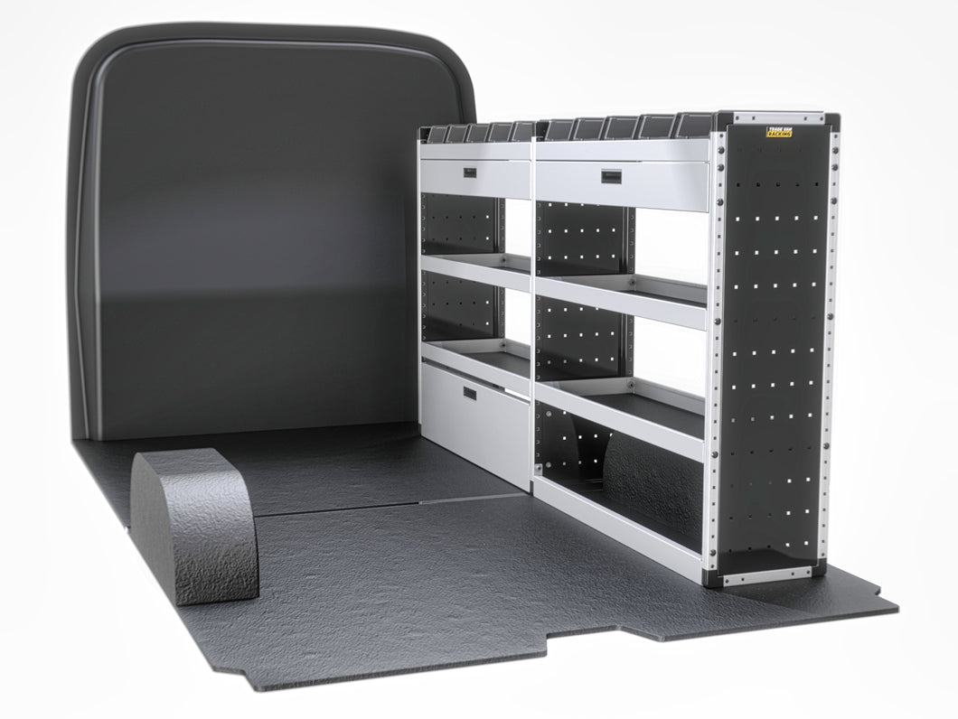 Van Guard Gold Trade Van Racking Package - Offside Toyota Proace Max 2024-