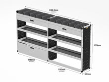 Load image into Gallery viewer, Van Guard Gold Trade Van Racking Package - Offside Toyota Proace Max 2024-
