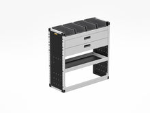 Load image into Gallery viewer, Van Guard Gold Trade Van Racking Package - Nearside Ford Transit Custom 2023-
