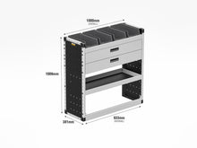 Load image into Gallery viewer, Van Guard Gold Trade Van Racking Package - Nearside Ford Transit Custom 2023-
