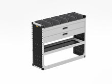 Load image into Gallery viewer, Van Guard Gold Trade Van Racking Package - Nearside Ford Transit Custom 2013-2023
