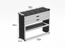 Load image into Gallery viewer, Van Guard Gold Trade Van Racking Package - Nearside Ford Transit Custom 2013-2023
