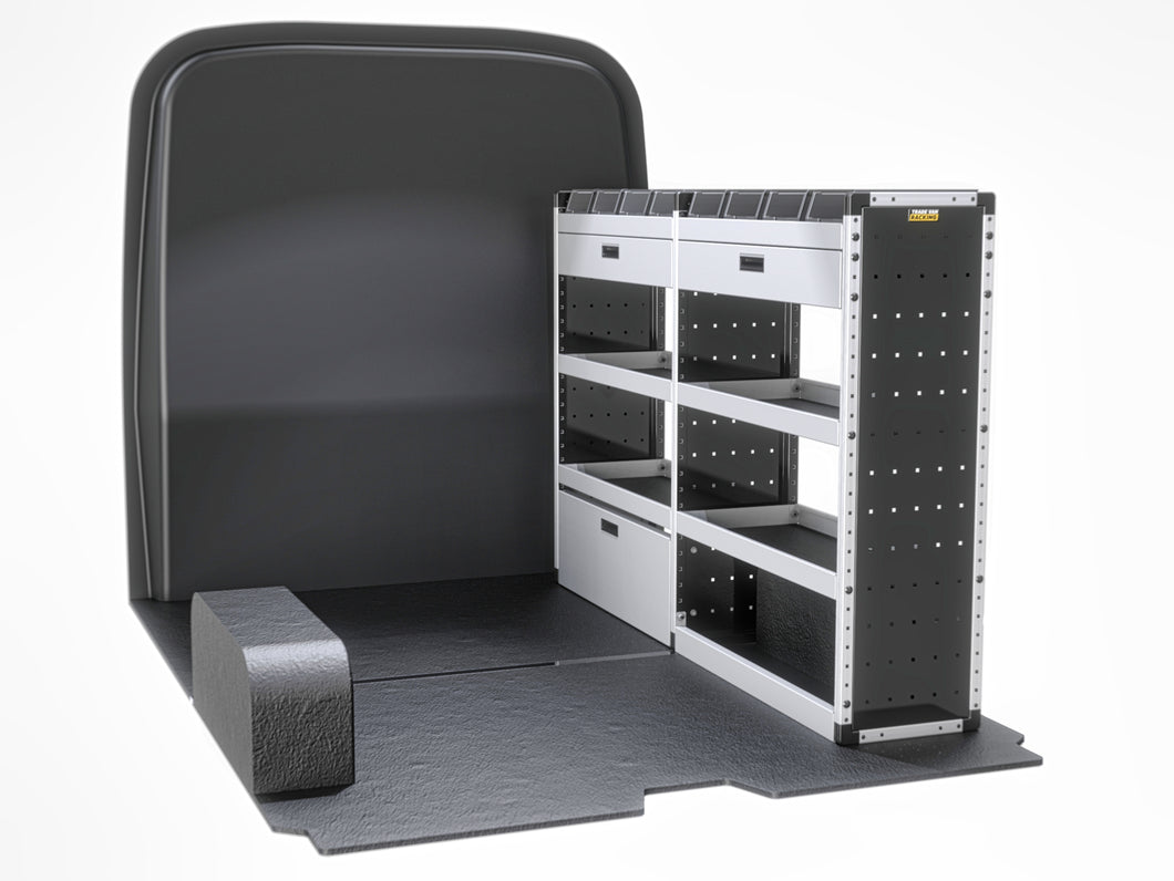 Van Guard Gold Trade Van Racking Package - Offside Ford Transit Custom 2013-2023
