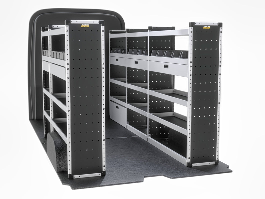 Van Guard Gold Trade Van Racking Package - Complete Kit Volkswagen Crafter 2017-