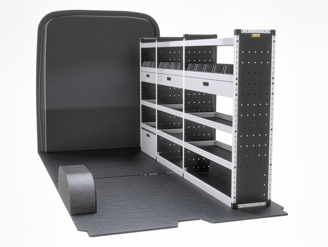 Van Guard Gold Trade Van Racking Package - Offside Maxus Deliver 9 2020-