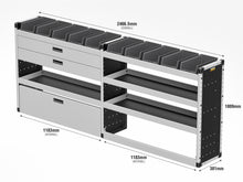 Load image into Gallery viewer, Van Guard Gold Trade Van Racking Package - Offside Volkswagen Transporter T7 2025-
