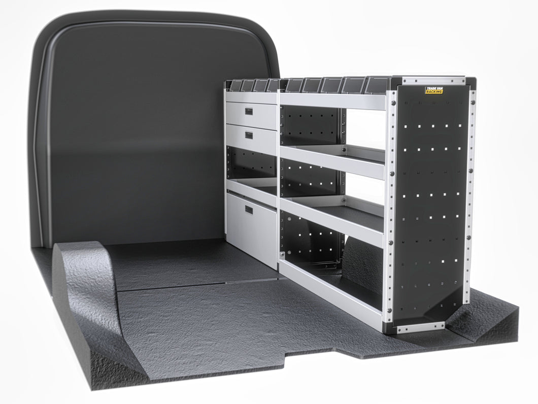 Gold Trade Van Racking Package - Offside Peugeot Expert 2016-