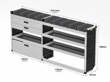 Load image into Gallery viewer, Van Guard Gold Trade Van Racking Package - Offside Fiat Scudo 2022-

