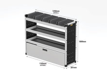 Load image into Gallery viewer, Van Guard Silver Trade Van Racking Package - Offside Peugeot Partner 2018-
