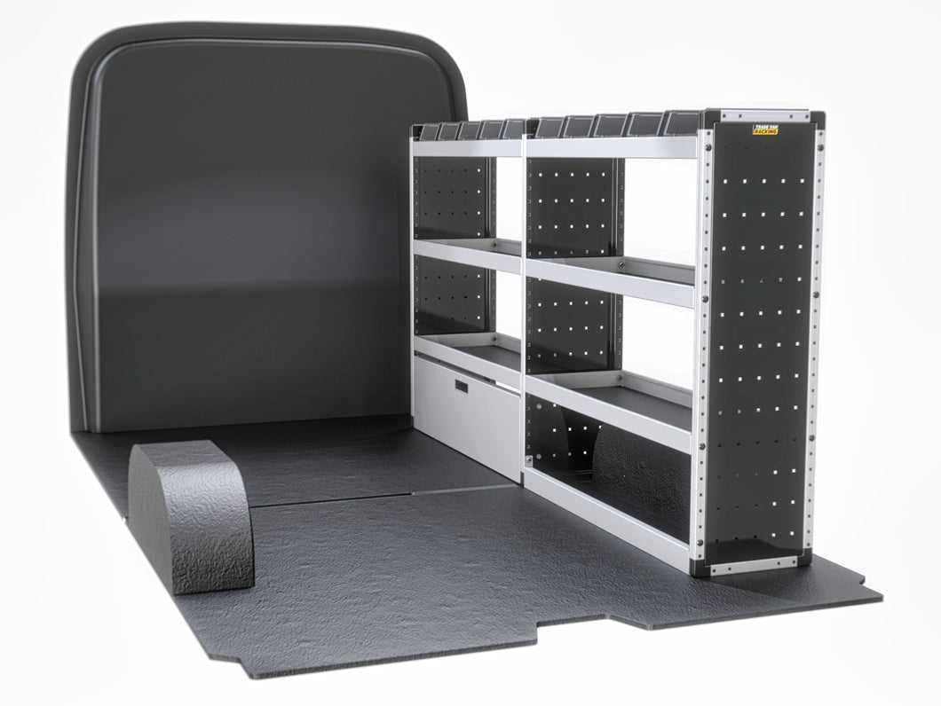 Van Guard Silver Trade Van Racking Package - Offside Toyota Proace Max 2024-