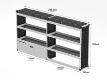 Load image into Gallery viewer, Van Guard Silver Trade Van Racking Package - Offside Toyota Proace Max 2024-
