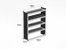 Load image into Gallery viewer, Van Guard Silver Trade Van Racking Package - Nearside Citroen Relay 2006-
