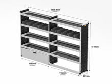 Load image into Gallery viewer, Van Guard Silver Trade Van Racking Package - Offside Peugeot Boxer 2006-
