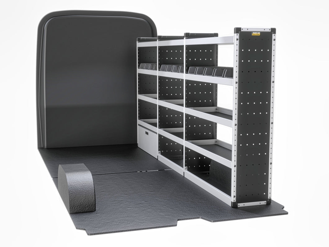Van Guard Silver Trade Van Racking Package - Offside Toyota Proace Max 2024-