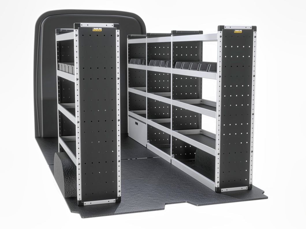 Van Guard Silver Trade Van Racking Package - Complete Kit Vauxhall Movano 2022-