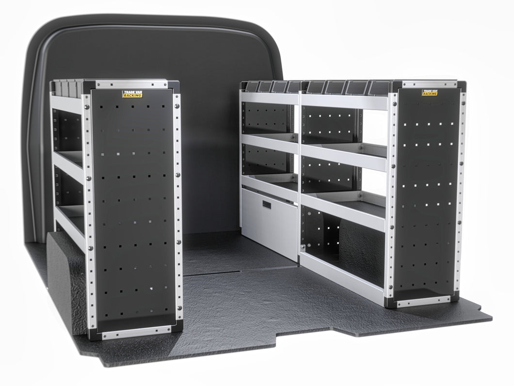 Van Guard Silver Trade Van Racking Package - Complete Kit Renault Trafic 2014-