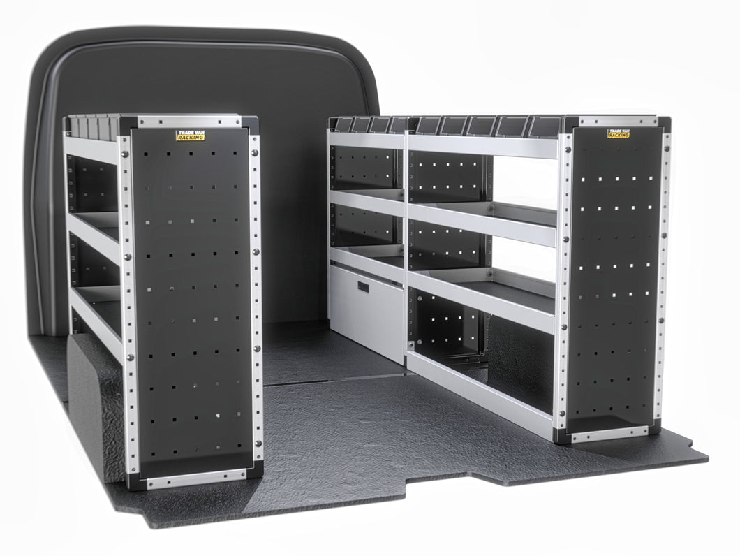 Silver Storage Package Racking Van Guard Silver Trade Van Racking Package - Complete Kit Mercedes Vit ...