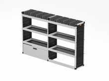 Load image into Gallery viewer, Van Guard Silver Trade Van Racking Package - Offside Vauxhall Vivaro 2014-2019

