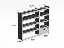 Load image into Gallery viewer, Van Guard Silver Trade Van Racking Package - Nearside Volkswagen Crafter 2017-
