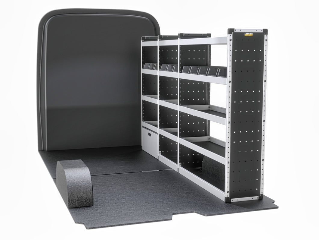 Van Guard Silver Trade Van Racking Package - Offside Mercedes Sprinter 2018-