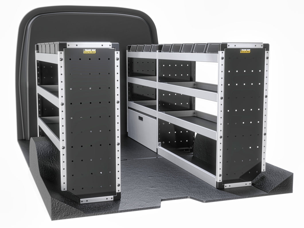Van Guard Silver Trade Van Racking Package - Complete Kit Peugeot Expert 2016-