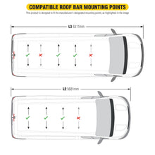 Load image into Gallery viewer, Van Guard ULTI Bar+ (Aluminium) - 3 Roof Bars Renault Master 2025-
