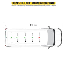 Load image into Gallery viewer, Van Guard ULTI Bar+ (Aluminium) - 4 Roof Bars Renault Master 2025-
